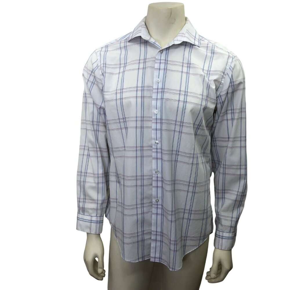 CALVIN KLEIN MENS BUTTON UP LONG SLEEVE SLIM FIT SHIRTS 16-32/33